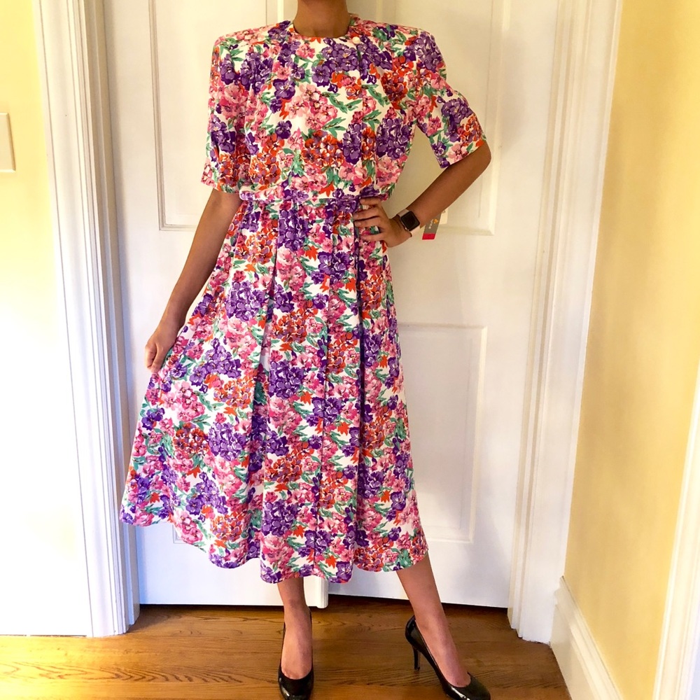 [NWT] LIZ CLAIBORNE Vintage Floral Summer Dress